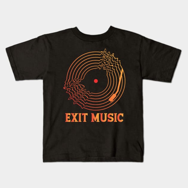 EXIT MUSIC (RADIOHEAD) Kids T-Shirt by Easy On Me